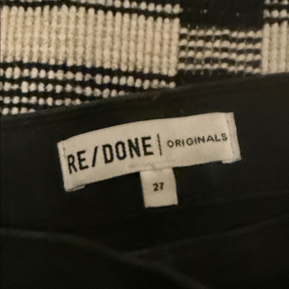 Re/Done Black Skinny Men's Jeans - Picture 3 of 7